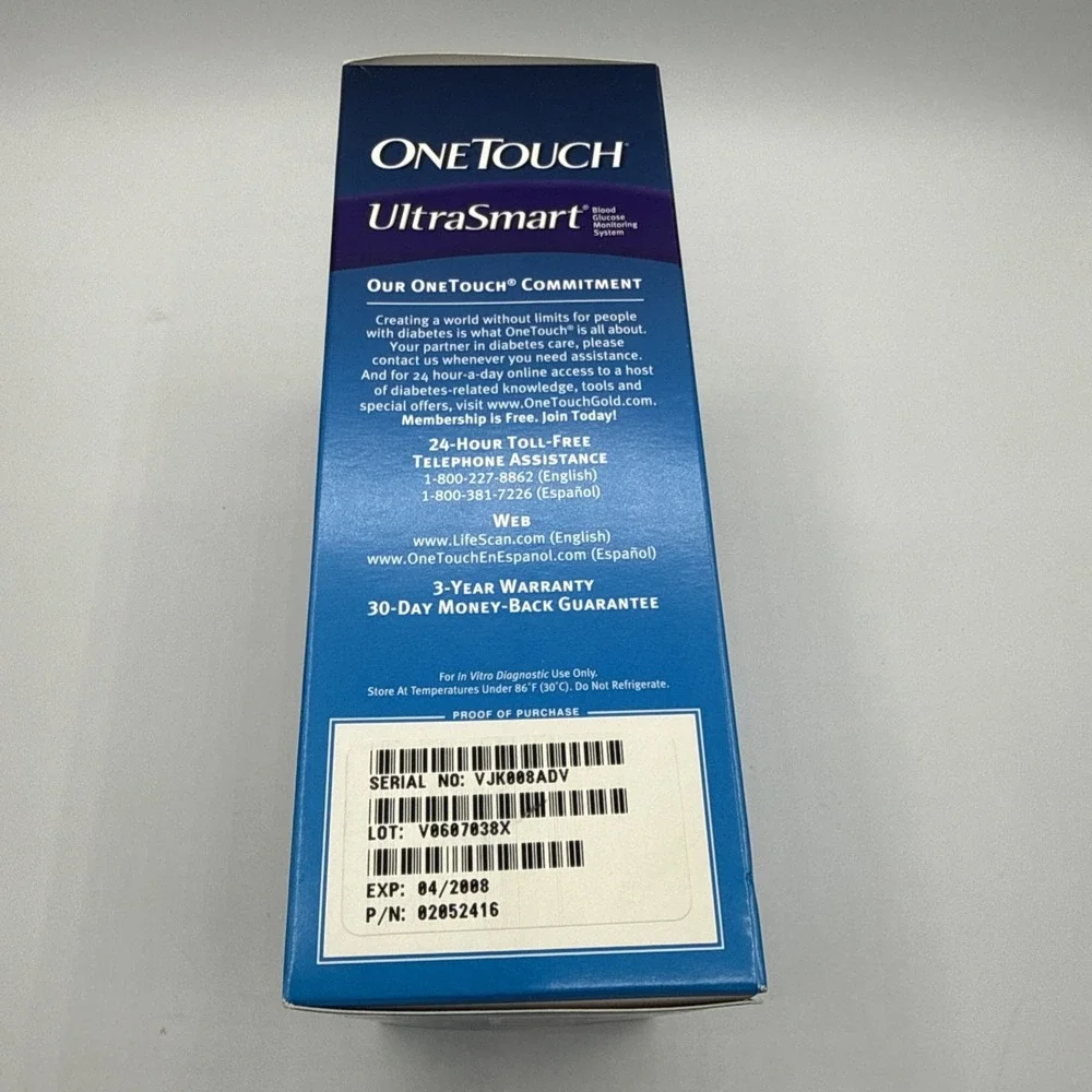 OneTouch UltraSmart Blood Glucose Monitoring System Monitor NEW